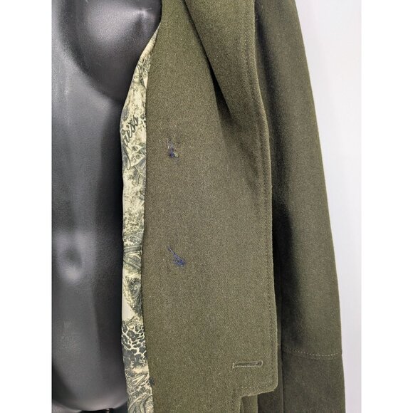 Guess Wool Blend Peacoat Jacket Women Size L Double Breasted Military Modern Y2K - Picture 4 of 16